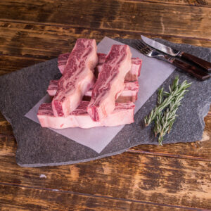 Alternative view of Scotch Prime Dino Ribs