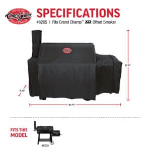 Alternative view of Char-Griller® Grand Champ™ Grill Cover