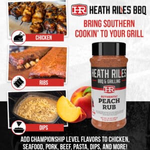 Alternative view of Heath Riles BBQ Peach Rub (283 g)